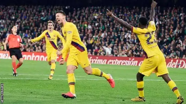 Drama 6 Gol Di Laga Betis Vs Barcelona : El Barca Menang 4-2 1 Drama 6 Gol Di Laga Betis Vs Barcelona