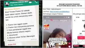Viral Di Tiktok, Screenshot Grup Wa Instruksikan Buzzer Tangisi Prabowo, Ini Kata Jubir 3 Instruksikan Buzzer Tangisi Prabowo