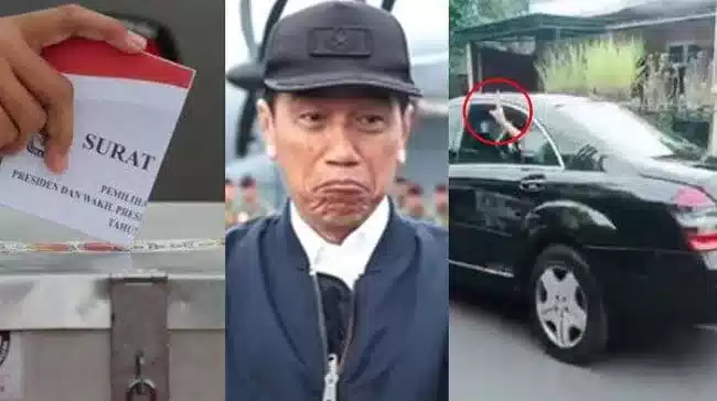 Soal Mobil Kepresidenan Acungkan 2 Jari, Jokowi: Ya Menyenangkan 1 Mobil Kepresidenan Acungkan 2 Jari