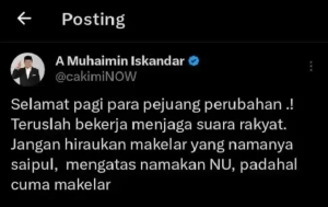 Gus Ipul Ajak Pkb Terima Hasil Pemilu, Cak Imin: Saipul Mengatasnamakan Nu, Padahal Cuma Makelar 1 Gus Ipul Ajak Pkb Terima Hasil Pemilu
