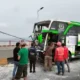 Kecelakaan Maut Bus Tabrak Truk Pasir Hingga Sopir Tewas di TKP