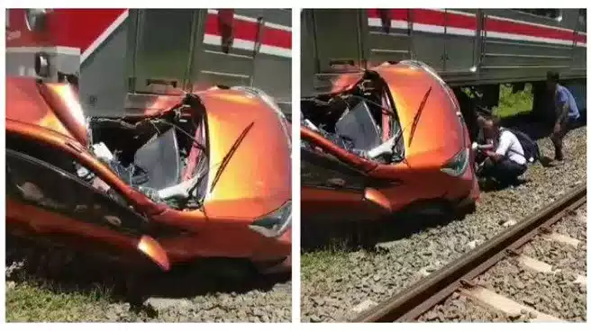 6 Fakta Kecelakaan Maut Tabrakan Mobil Vs Krl Di Bogor, 2 Orang Tewas 1 Kecelakaan Maut Tabrakan Mobil Vs Krl Di Bogor