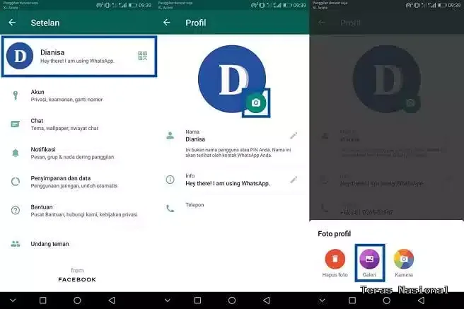 Cara Ganti Foto Profil WA di WhatsApp Web