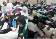 Jamaah Haji Tidur Kayak Sarden