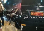 Mobil Berpelat Dinas Kemhan Tabrak 4 Orang di Palmerah, Pengemudinya Masih Dicari
