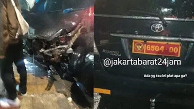 Mobil Berpelat Dinas Kemhan Tabrak 4 Orang di Palmerah, Pengemudinya Masih Dicari