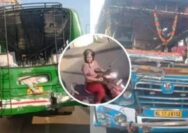 Tragis! 5 Bus Tabrakan Beruntun, Diduga Gara-Gara Emak-Emak Nyebrang Sembarangan