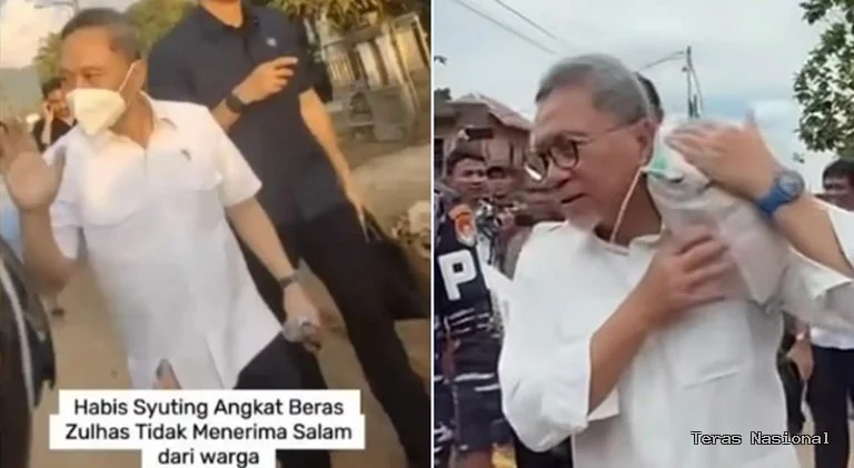 Viral! Zulhas Cueki Warga Sibolga Usai Pamer Panggul Beras, Terekam Jelas di Kamera