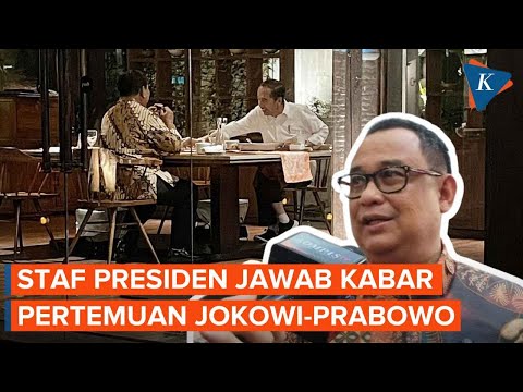 Jelang Debat Pilpres, Jokowi Makan Malam Bersama Prabowo di Menteng