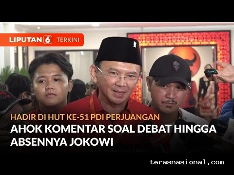 Soal Absennya Jokowi di HUT Ke-51 PDIP, Ini Respons Ahok hingga Ganjar