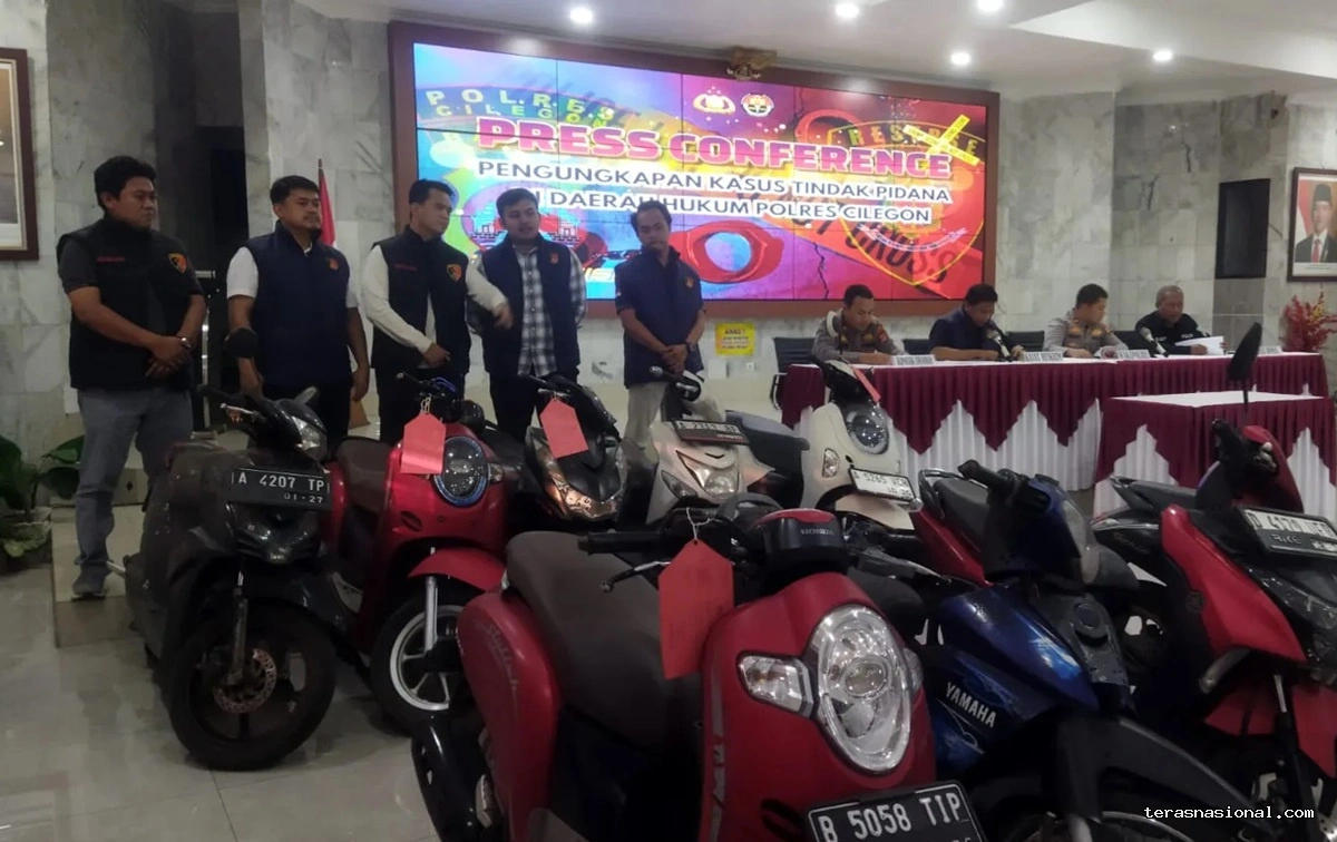 Polres Cilegon Kembalikan Motor Curian, Belasan Kasus Terbongkar! 1 Polres Cilegon Kembalikan Motor Curian Belasan Kasus Terbongkar