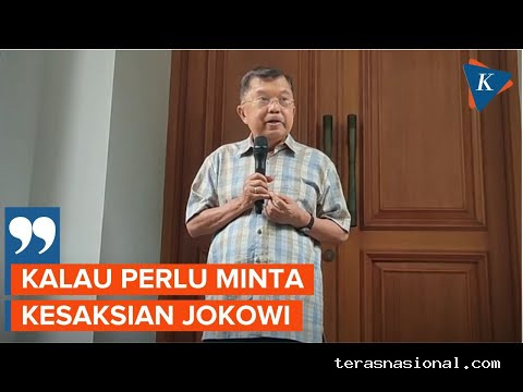 Buntut Singgung Lahan Prabowo, Ini Kata JK soal Anies Dilaporkan ke Bawaslu